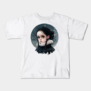 Wednesday Addams - Limited stickers! Kids T-Shirt